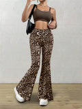 Patcute Leopard Flare Pants