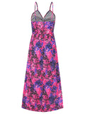 Patcute Twisted Printed V-Neck Cami Dress